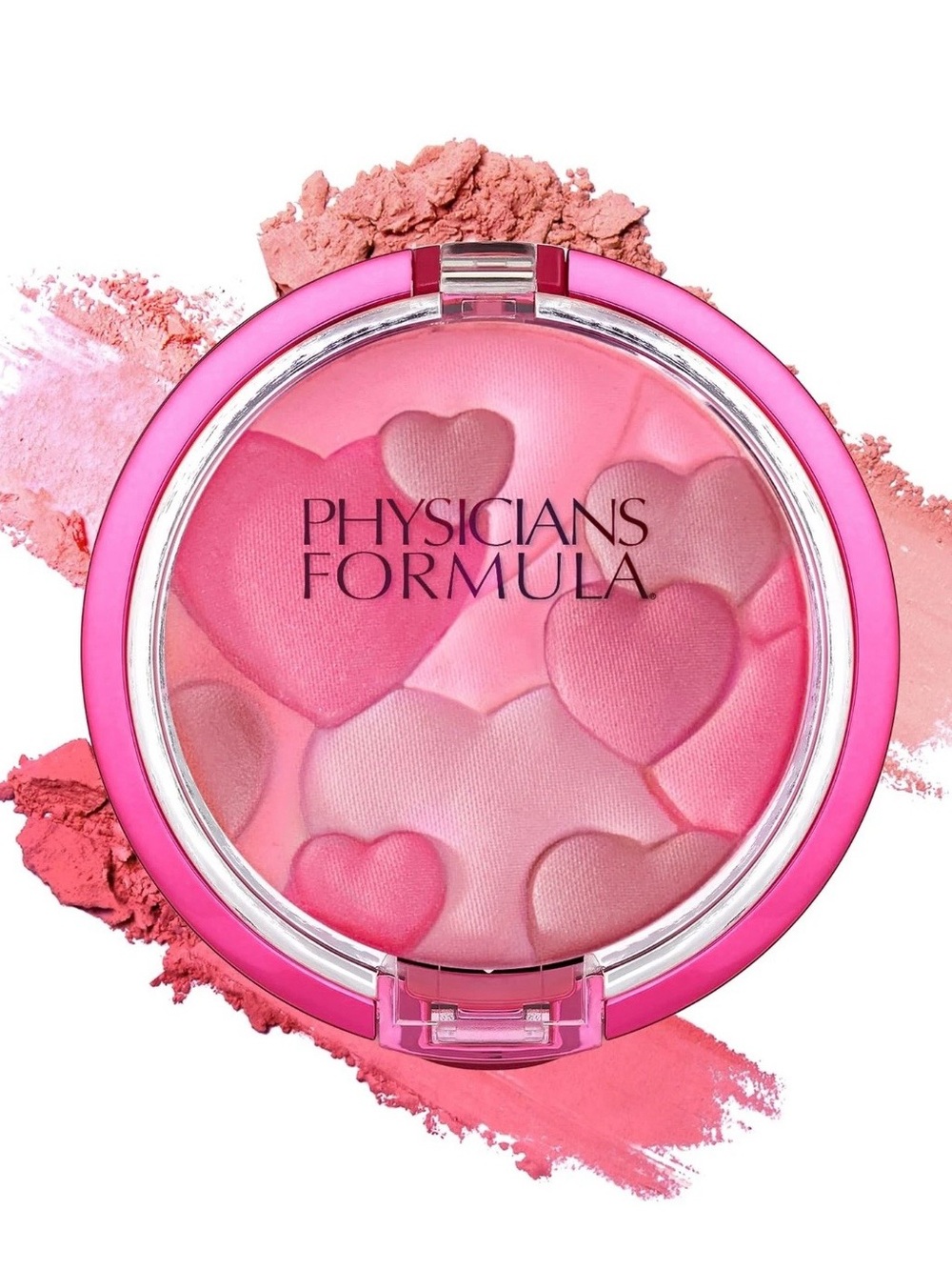 New! Physicians Formula Happy Heart Glow & Mood Boosting Blush~Rose~Full Size